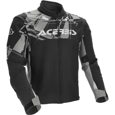 Acerbis Rally Race Cross Enduro Motorcycle мотокуртка Black Grey