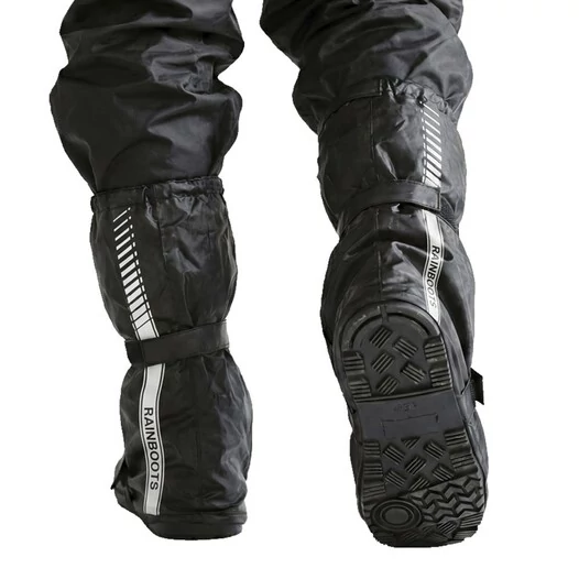 Dragonfly Rain Boots Black мото бахилы с цельной подошвой