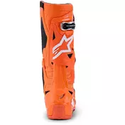 Alpinestars TECH 10 SUPERVENTED Motocross Enduro мотоботинки Fluorescent Orange Black White