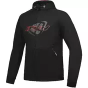 Ixon TOUCHDOWN Casual Motorcycle Sweatshirt Black Red