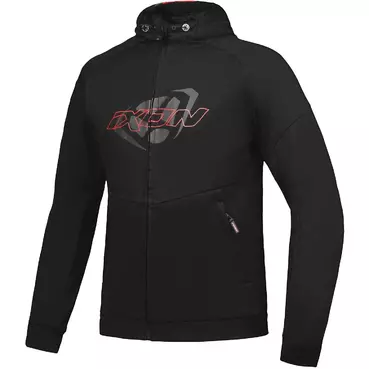 Ixon TOUCHDOWN Casual Motorcycle Sweatshirt Black Red