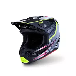 Alpinestars Sm7 2206 Blaster Мотошлем White Yellow Черный (размер: xs)