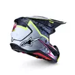 Alpinestars Sm7 2206 Blaster Мотошлем White Yellow Черный