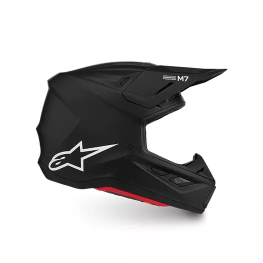 Alpinestars Sm7 2206 Solid Мотошлем Black Matt Черный