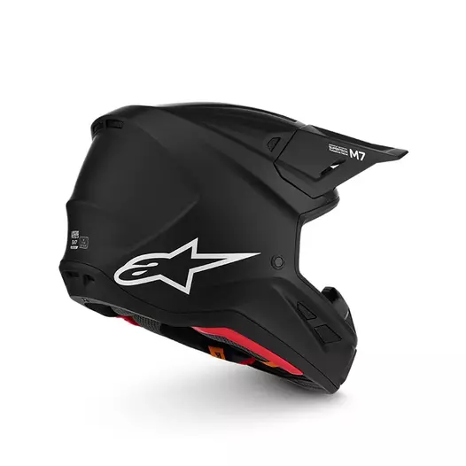 Alpinestars Sm7 2206 Solid Мотошлем Black Matt Черный