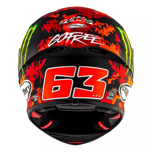 Suomy S1-xr Gp Bagnaia Monster Replica 2025 Matt Красный