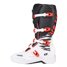 O Neal 3srs Mx Zebra мотоботинки Black White Red Белый