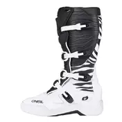 O Neal 3srs Mx Zebra мотоботинки Black White Белый