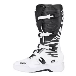 O Neal 3srs Mx Zebra мотоботинки Black White Белый