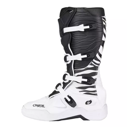 O Neal 3srs Mx Zebra мотоботинки Black White Белый (размер: 39)