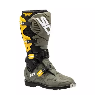 Sidi Crossfire 3 мотоботинки Military Ochre Зеленый