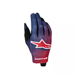 Alpinestars Radar 2024 мотоперчатки Fire Red Blue Синий