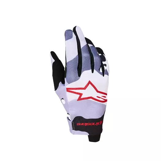 Alpinestars Radar 2024 мотоперчатки Grey Red Серый (размер: s)