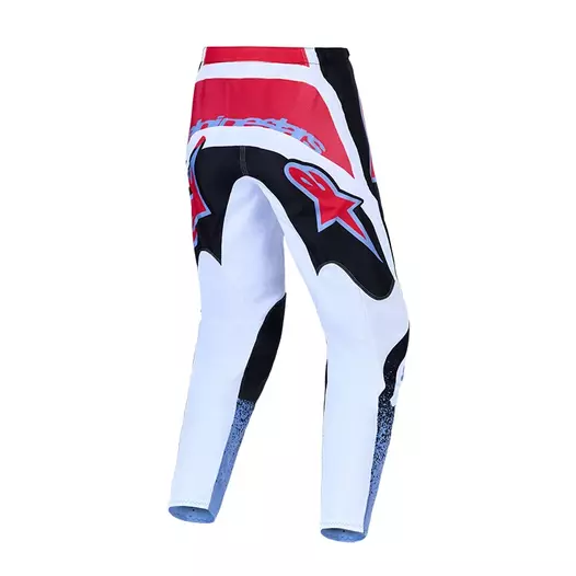 Alpinestars Fluid Drag мотоштаны White Red Белый