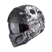 Scorpion Exo Combat 2 Genesis Мотошлем Black Matt Черный