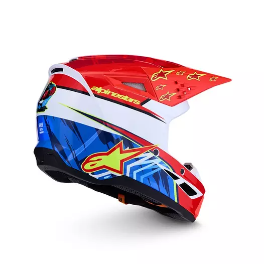 Alpinestars S-m3 Youth Falcon Мотошлем Red Красный