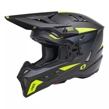 O Neal Ex-srs Magma Мотошлем Black Yellow