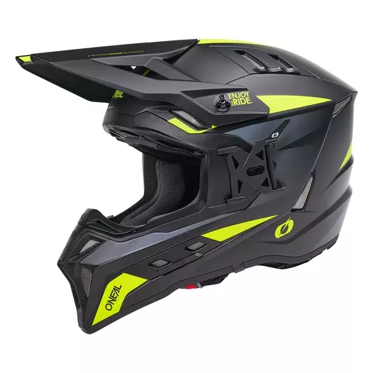 O Neal Ex-srs Magma Мотошлем Black Yellow (размер: xs)
