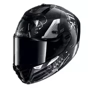Shark Spartan Rs Carbon Xbot Мотошлем Silver Серый