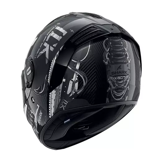 Shark Spartan Rs Carbon Xbot Мотошлем Silver Серый