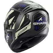Shark Spartan Rs Stingrey Mat Мотошлем Black Blue Синий