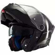 Modular Motorcycle Мотошлем P/J Mt Мотошлемs ATOM 2 SV SOLID A1 Gloss Black