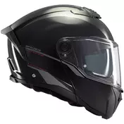 Modular Motorcycle Мотошлем P/J Mt Мотошлемs ATOM 2 SV SOLID A1 Gloss Black