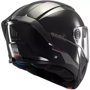 Modular Motorcycle Мотошлем P/J Mt Мотошлемs ATOM 2 SV SOLID A1 Gloss Black