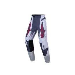 Alpinestars Youth Supertech Swan мотоштаны Grey Red (размер: 22)