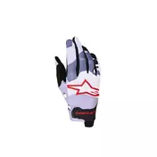 Alpinestars Youth Radar 2025 мотоперчатки Lilac Red Серый