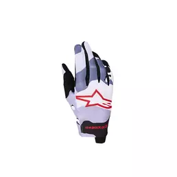 Alpinestars Youth Radar 2025 мотоперчатки Lilac Red Серый