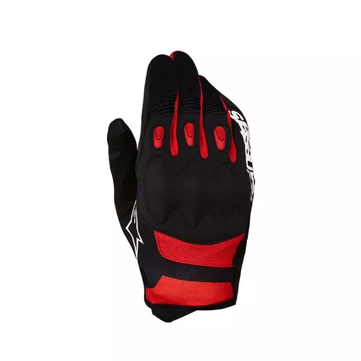 Alpinestars Techdura мотоперчатки Black Red (размер: s)