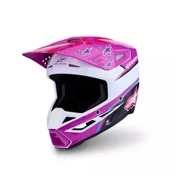 Alpinestars Sm3 Falcon Мотошлем Purple Фиолетовый