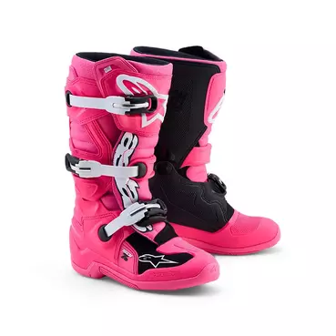 Alpinestars Tech 7s Kid мотоботинки Pink Fluo Розовый