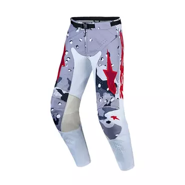 Alpinestars Racer Air Lone мотоштаны Camo Grey Белый