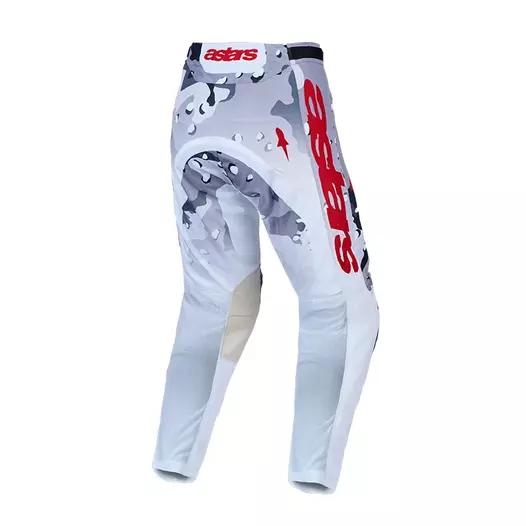 Alpinestars Racer Air Lone мотоштаны Camo Grey Белый