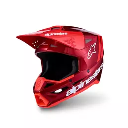 Alpinestars Sm3 Radium Мотошлем Red Fluo Красный