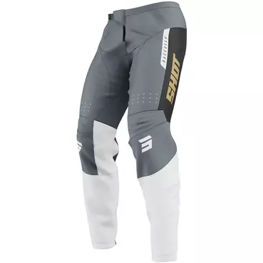 Moto Cross Enduro мотоштаны Shot DEVO LEAGUE Grey White Gold