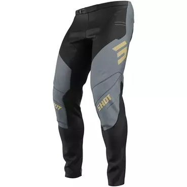 Motocross Enduro мотоштаны Shot CONTACT SHIELD Black Grey Gold