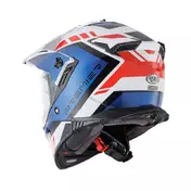Premier Discovery Gl 13 Мотошлем White Red Blue Белый