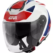 Givi X.25 TARGET Jet motorcycle Мотошлем White Blue Red