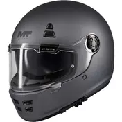 Mt Мотошлемs JARAMA SV PURE A2 Full Face Motorcycle Мотошлем, Matte Titanium