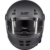Mt Мотошлемs JARAMA SV PURE A2 Full Face Motorcycle Мотошлем, Matte Titanium