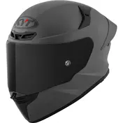Full Face Motorcycle Мотошлем Kyt KYT TT-REVO PLAIN Matt GRL Grey