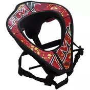 FM Racing Neck Tronic Mini Motorcycle Child Collar Black Red