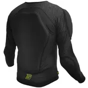 SHOT PRIME Full Body Chest Protector for Motocross and Enduro, Black and Fluorescent Yellow