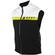 Gillet Moto Cross Shot Bodywarmer lite 2.0 Black Yellow Fluo