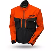 Ufo TAIGA Enduro Motorcycle мотокуртка Orange - Protections NOT Included