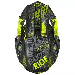 O Neal 1 Srs 2206 Vibrant V.26 Мотошлем Black Yellow Желтый