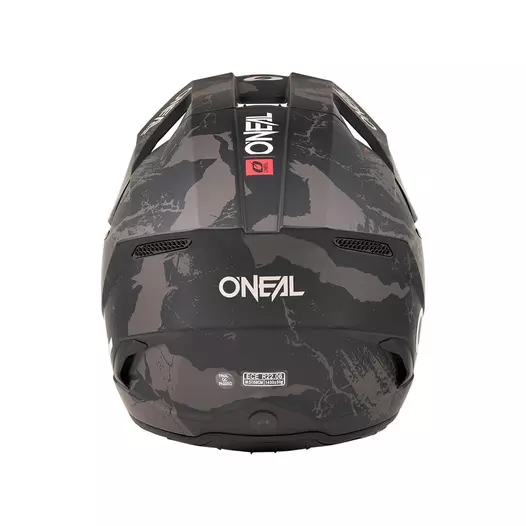 O Neal 3srs Acid Мотошлем Black Grey Черный